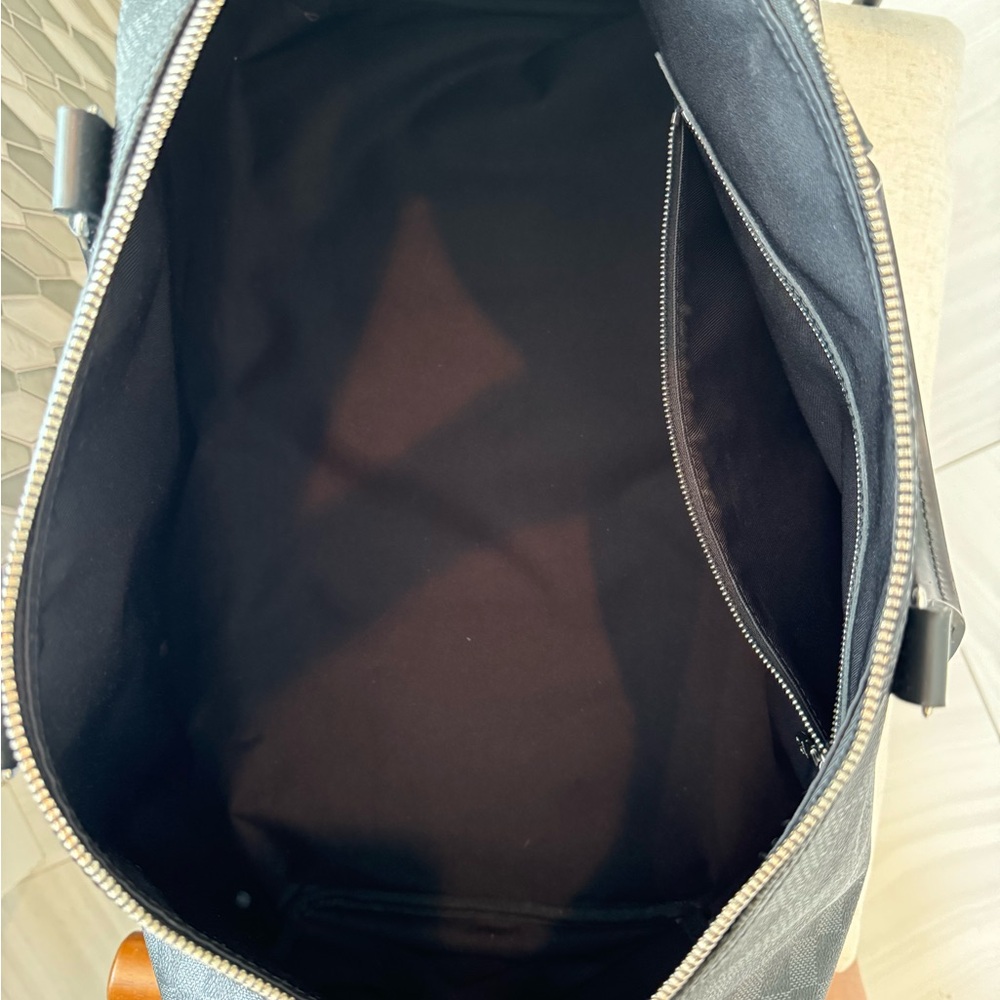 Louis Vuitton Keepall Bandouliere Duffle 55 Black Canvas - Picture 5 of 6